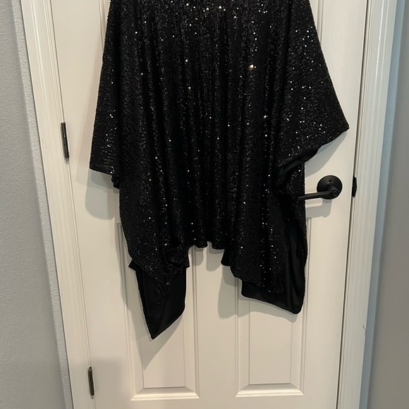 Torrid Black Sequin Cardigan NWT - Picture 8 of 8